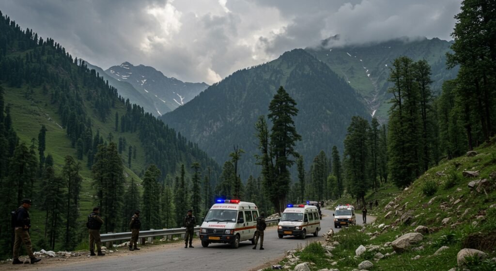 Deadly Attack in Kashmir: Suspected Militants Kill Tourists in Pahalgam, Anantnag District