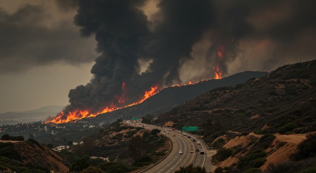 Deadly Wildfires Ravage Los Angeles Area, Forcing Mass Evacuations and Destroying Thousands of Structures