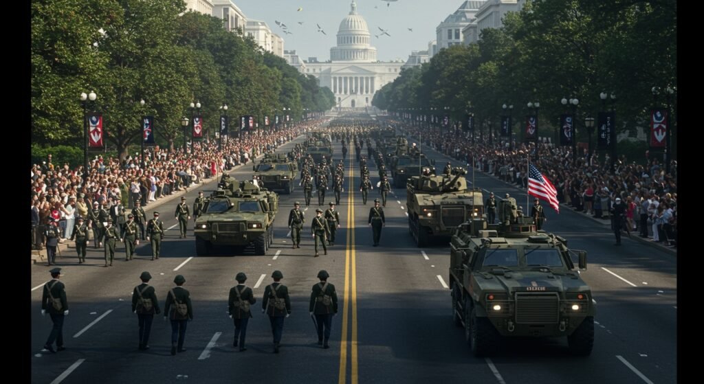 Georgetown Professor Warns US Military Parade Signals Rising Societal Militarization
