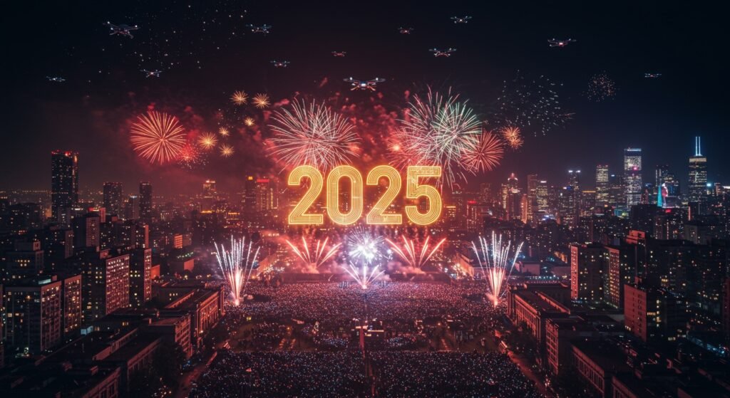 Global Capitals Usher in 2025 with Dazzling Displays and Concerts