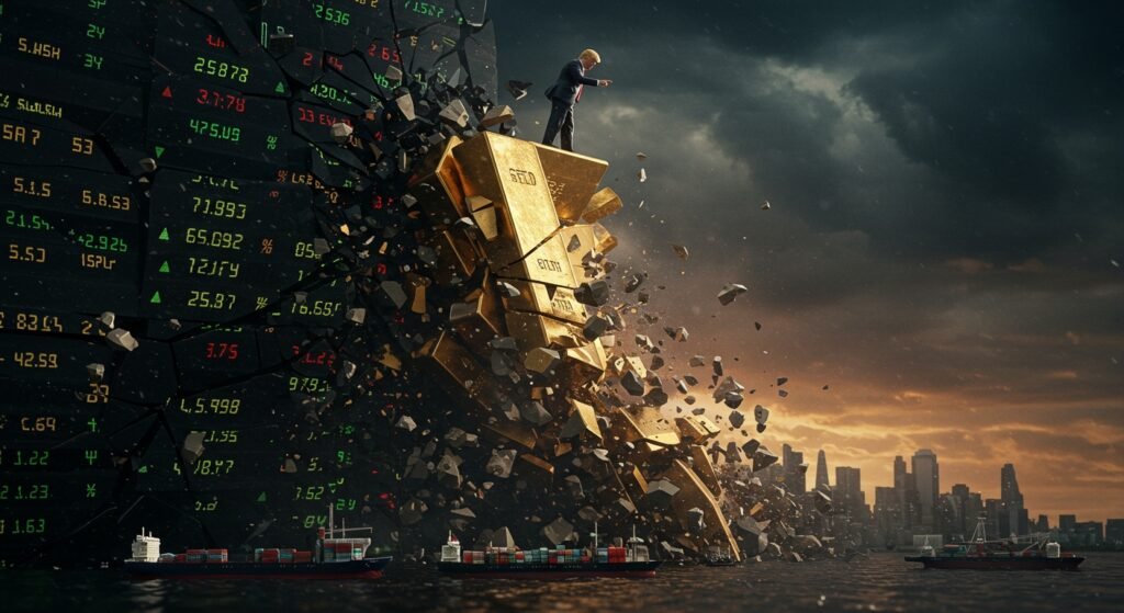 Global Markets Plummet After Trump Announces Sweeping New Tariffs, Sparking Trade War Fears