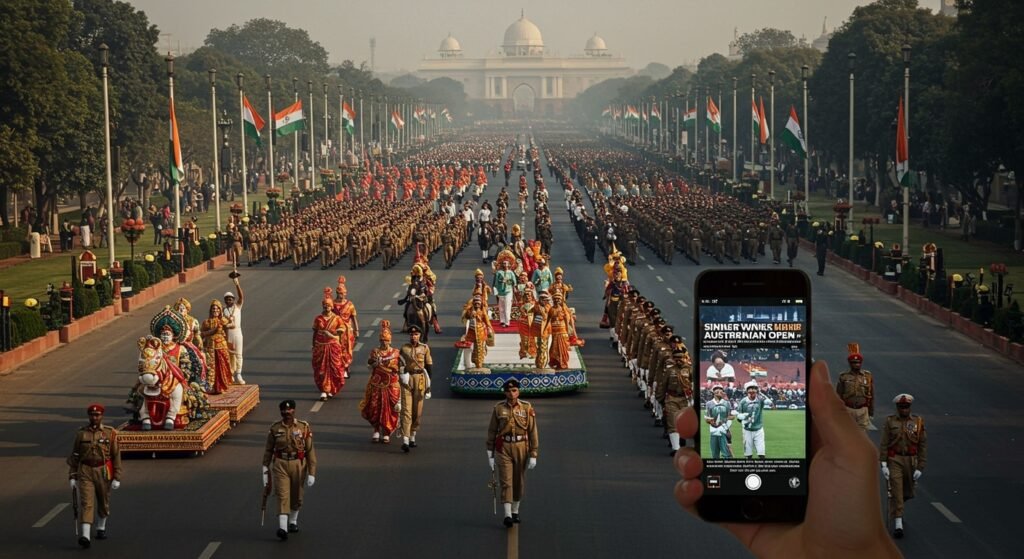 India Marks 76th Republic Day: J&K Leader Urges Statehood Restoration, Security Forces Net Militants, Sinner Claims Historic Australian Open Title