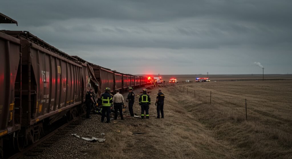 Kansas Faces Challenging Day: Governor Declares Disaster, Deadly Train Incidents Claim Lives, Legendary Coach Passes