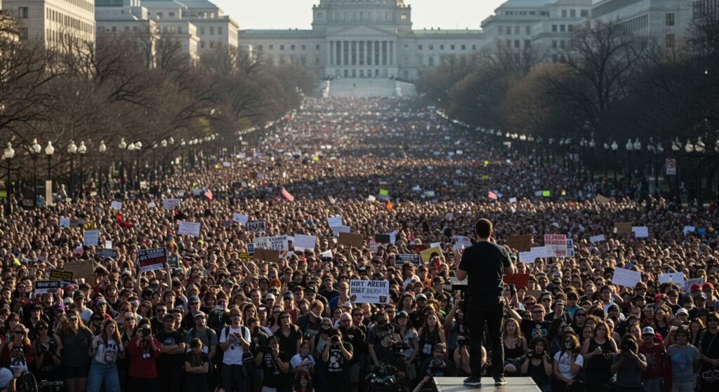 Over a Million Protest Trump Policies Across U.S. and Overseas in Largest Demonstrations Since White House Return