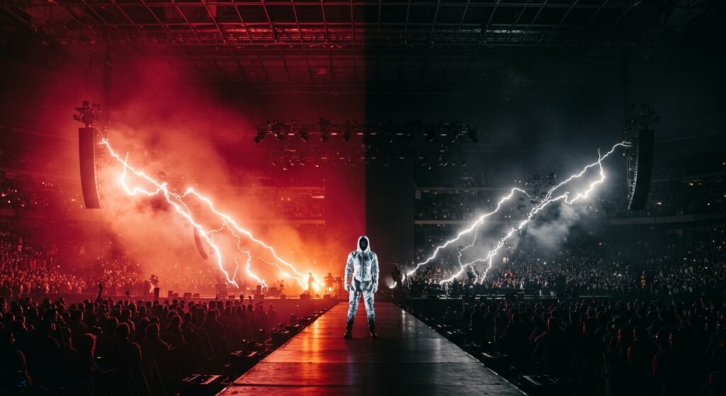 Robbie Williams Launches Britpop Tour in Edinburgh: A Performance of Electrified Highs and Stark Lows