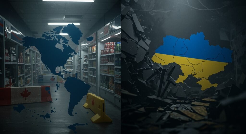 US Tariffs Ignite North American Trade War as Trump Halts Military Aid to Ukraine on March 4th, 2025