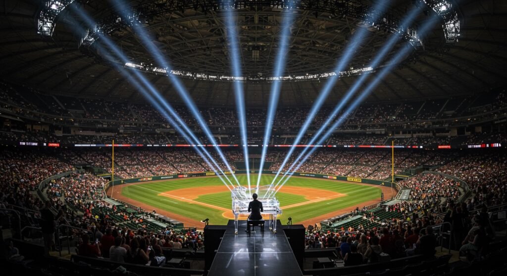 YOSHIKI Makes Triumphant Post Surgery Return with Stunning MLB Tokyo Dome Performance