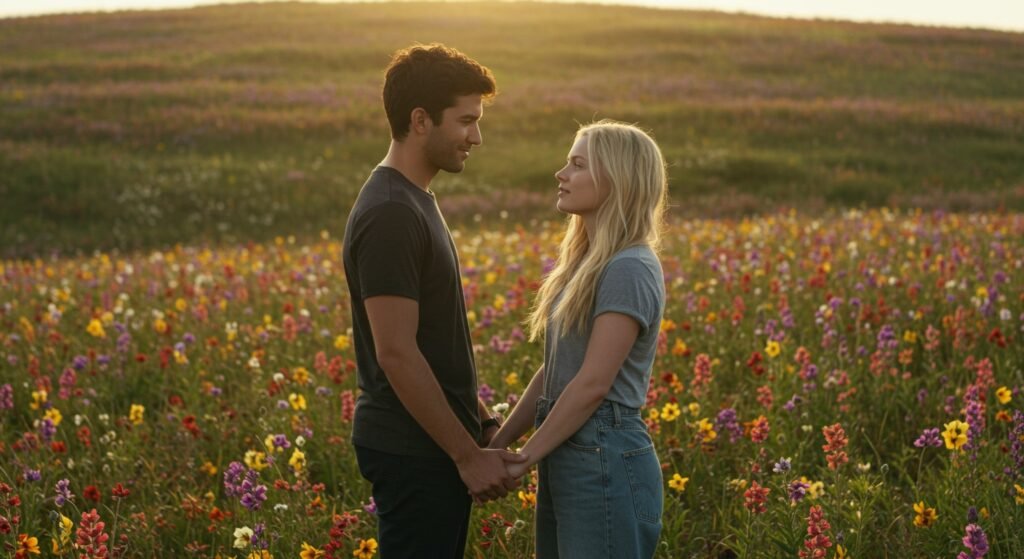 Andres Muhlach, Ashtine Olviga Spark Buzz on Flowery Hill for Anticipated Debut Film Teaser