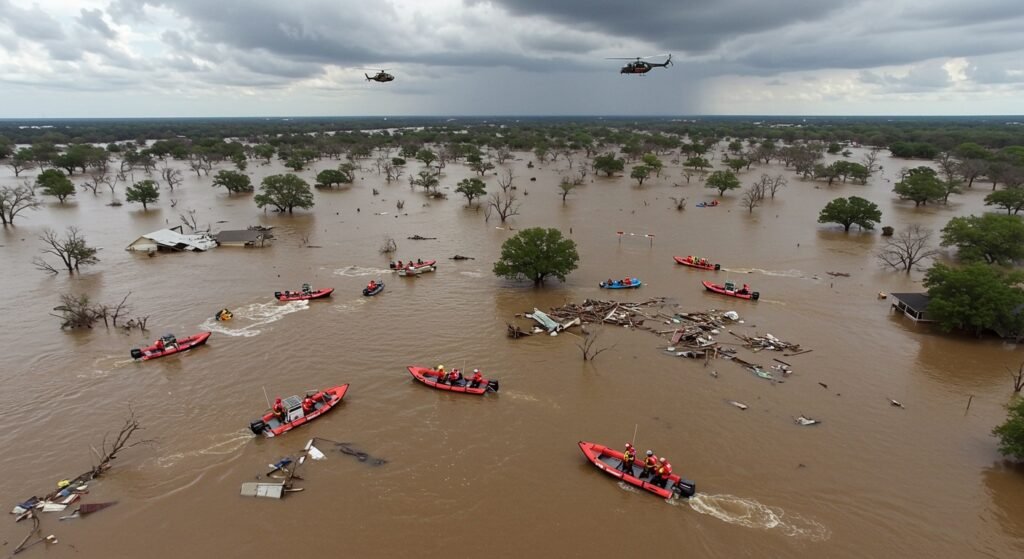 Central Texas Flood Catastrophe: Death Toll Rises Past 100 as Search for Dozens Continues