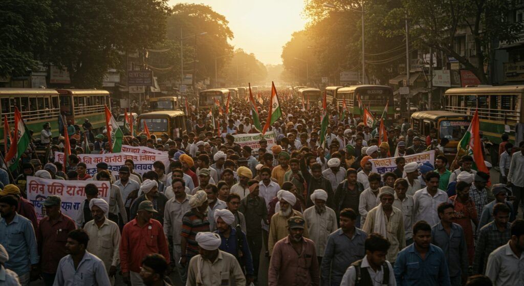 India Crippled by Nationwide Strike Against Modi's Economic Reforms
