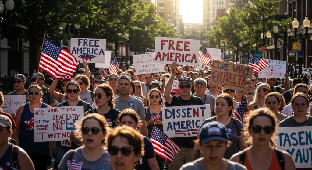 Nationwide 'Free America' Demonstrations Scheduled for July 4, Targeting Trump Administration Policies