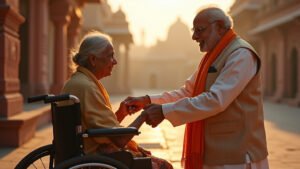 Modi Empowers Divyangjan and Farmers in Varanasi with Major Aid Distribution and Financial Boost