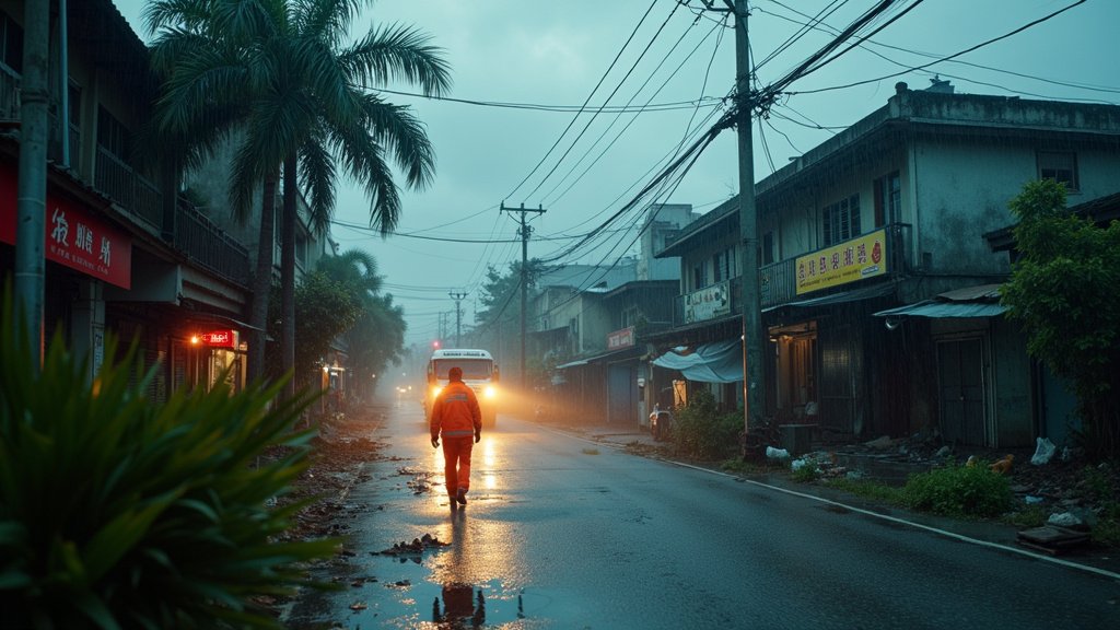 Typhoon Podul Batters Southern Taiwan, Leaves One Missing as Widespread Shutdowns Halt Life